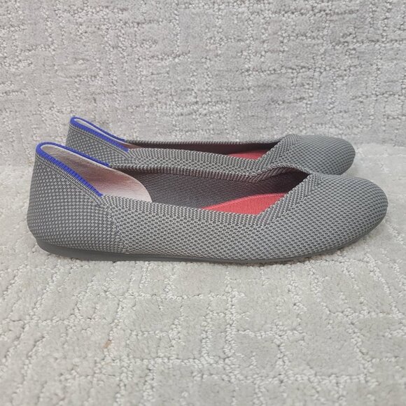 Rothy’s The Flat Charcoal Gray Slip On Ballet Flats Shoes Women's Size 7, 10 - Picture 4 of 11